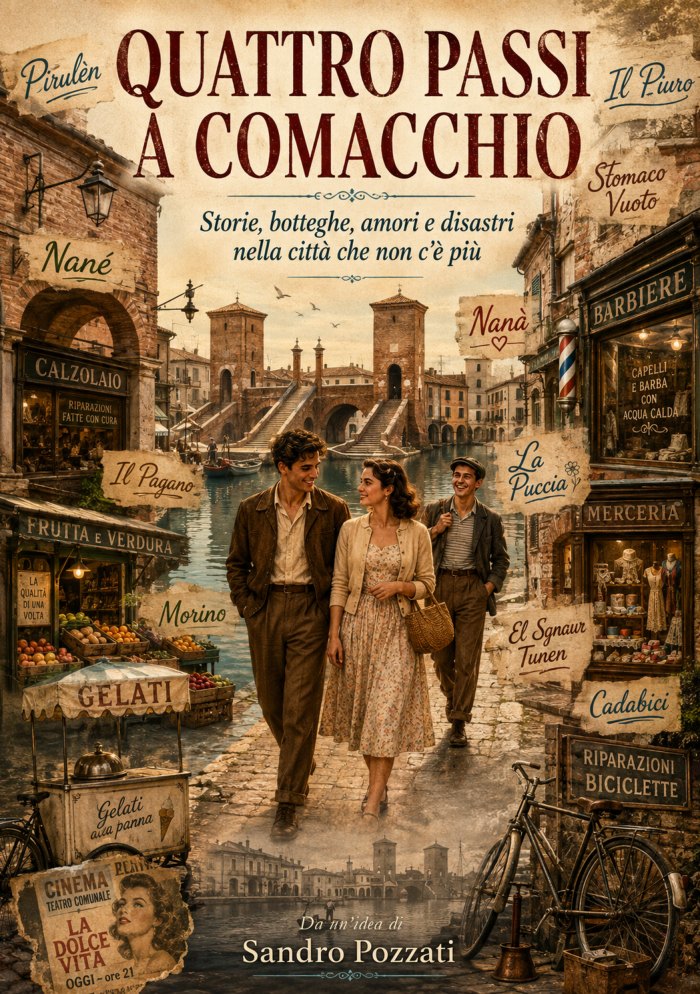 Copertina di Quattro passi a Comacchio