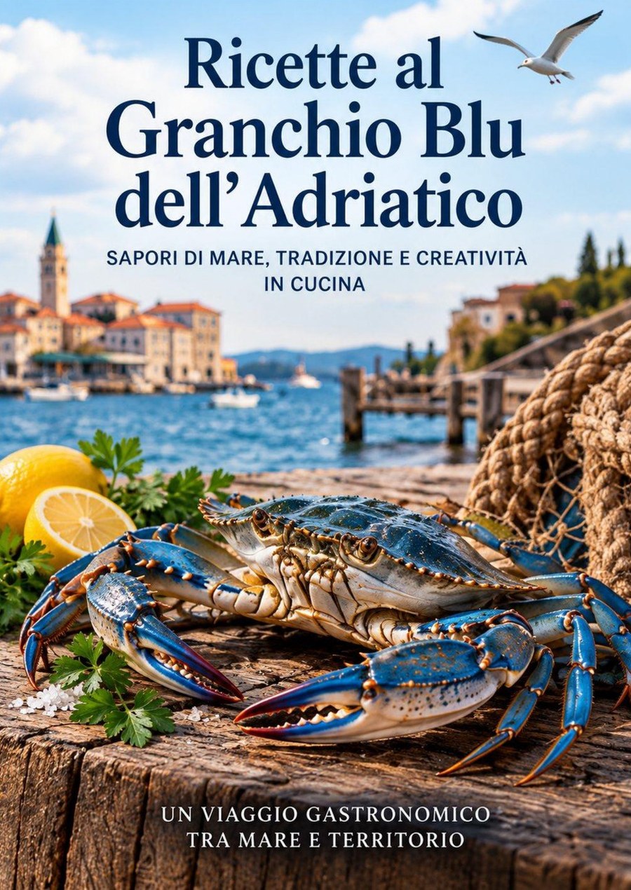 Copertina di Ricette al Granchio Blu dell'Adriatico